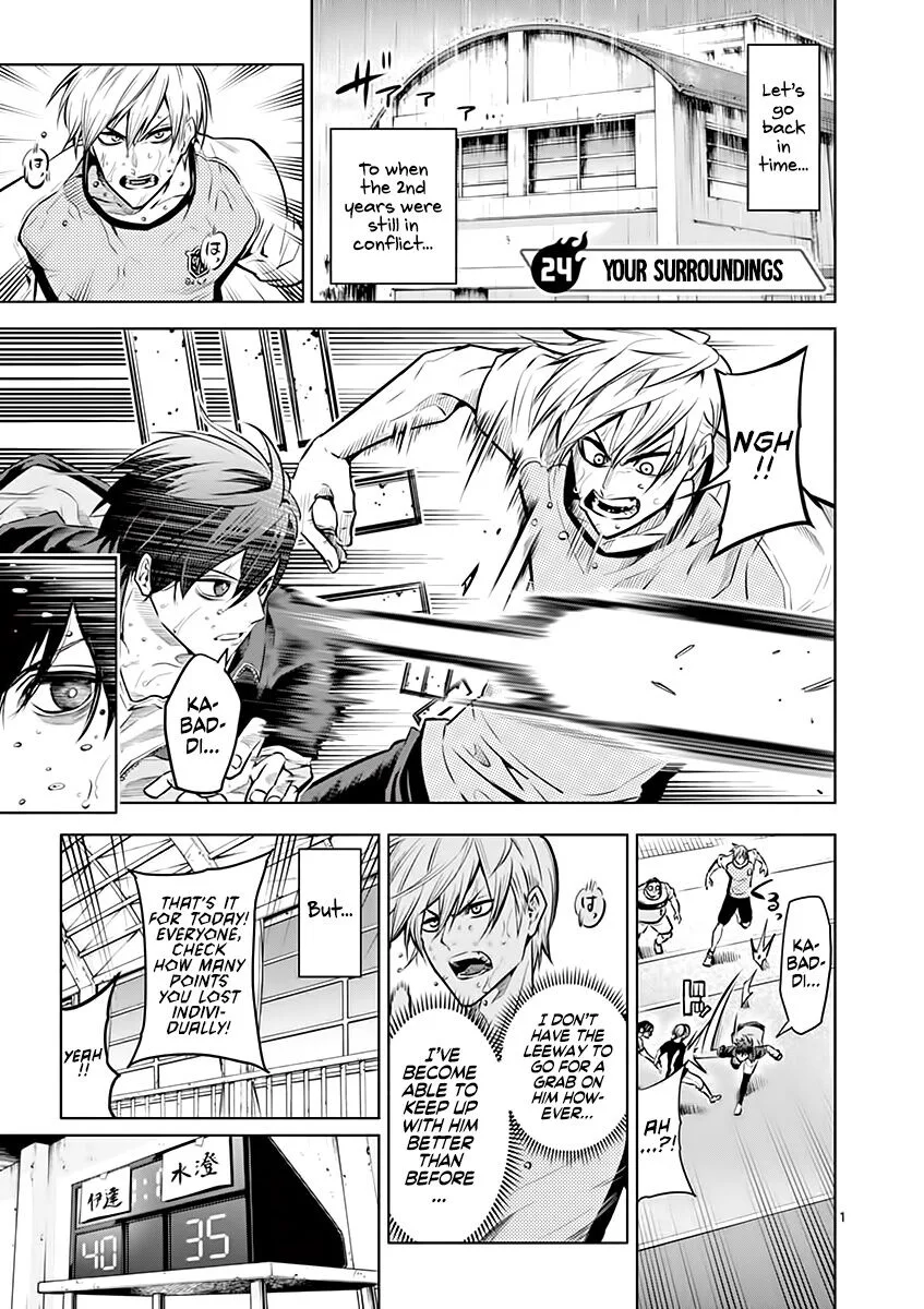 Shakunetsu Kabaddi Chapter 24 page 1