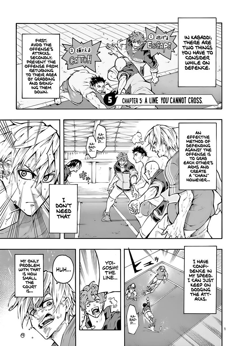 Shakunetsu Kabaddi Chapter 5 page 2