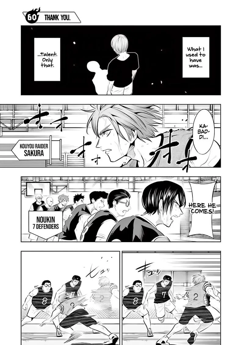 Shakunetsu Kabaddi Chapter 60 page 1