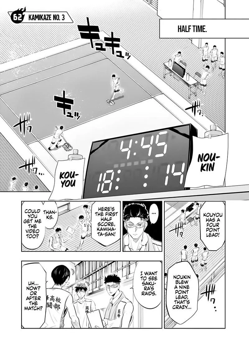 Shakunetsu Kabaddi Chapter 62 page 1