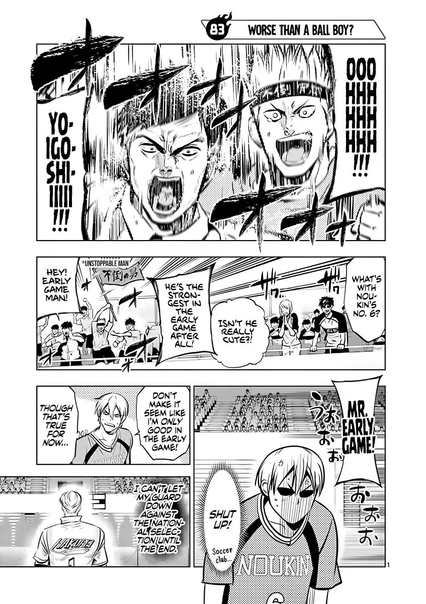 Shakunetsu Kabaddi Chapter 83 page 1