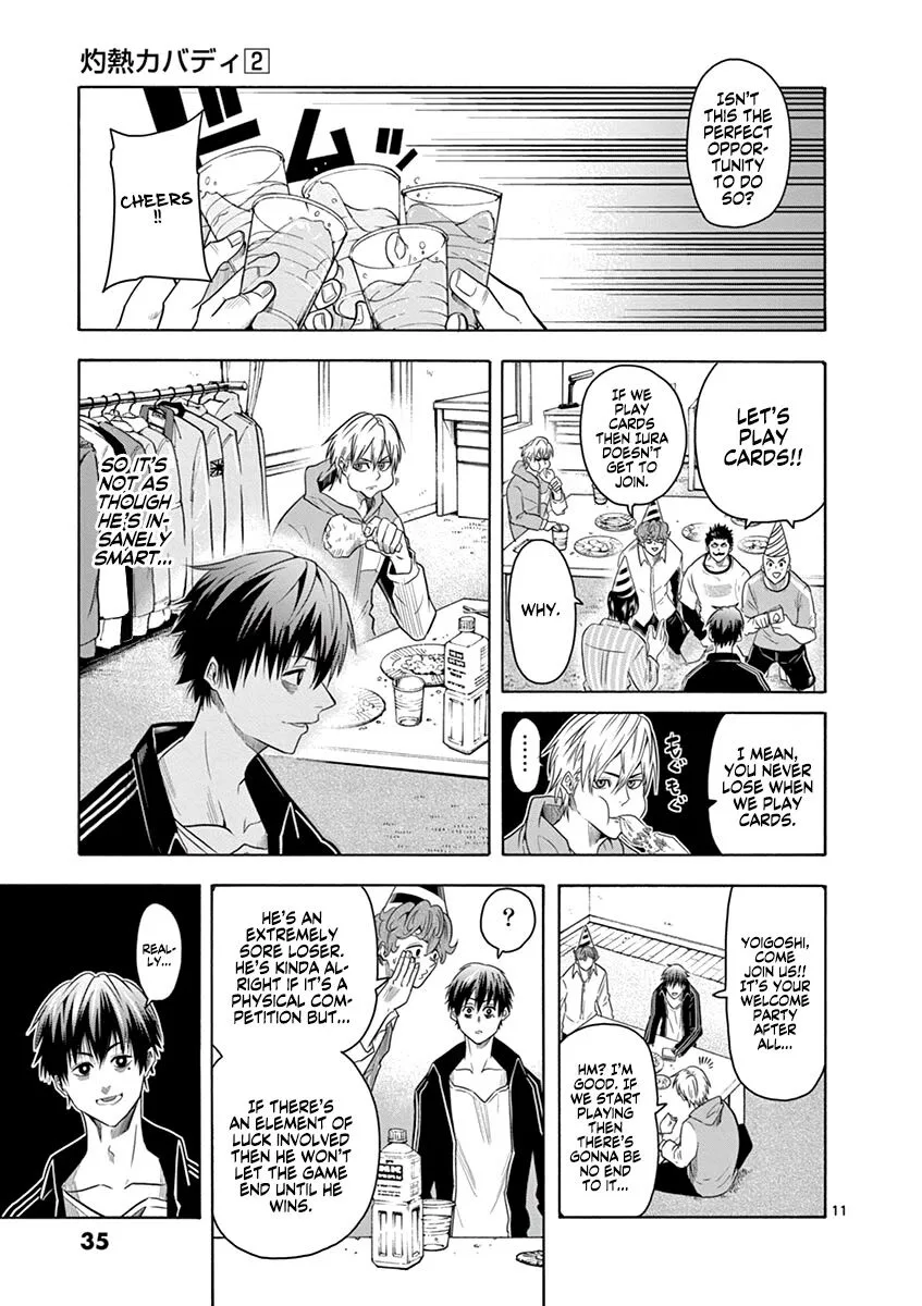 Shakunetsu Kabaddi Chapter 9 page 12