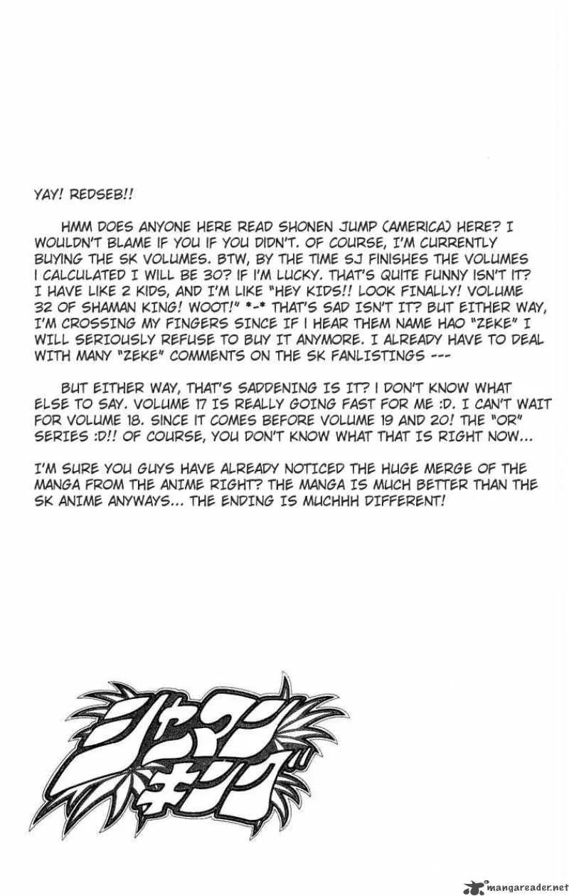 Shaman King Chapter 148 page 20