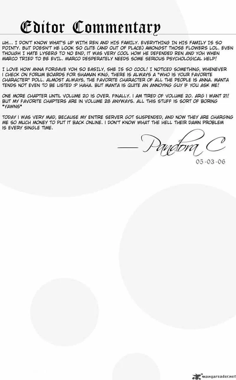 Shaman King Chapter 178 page 22