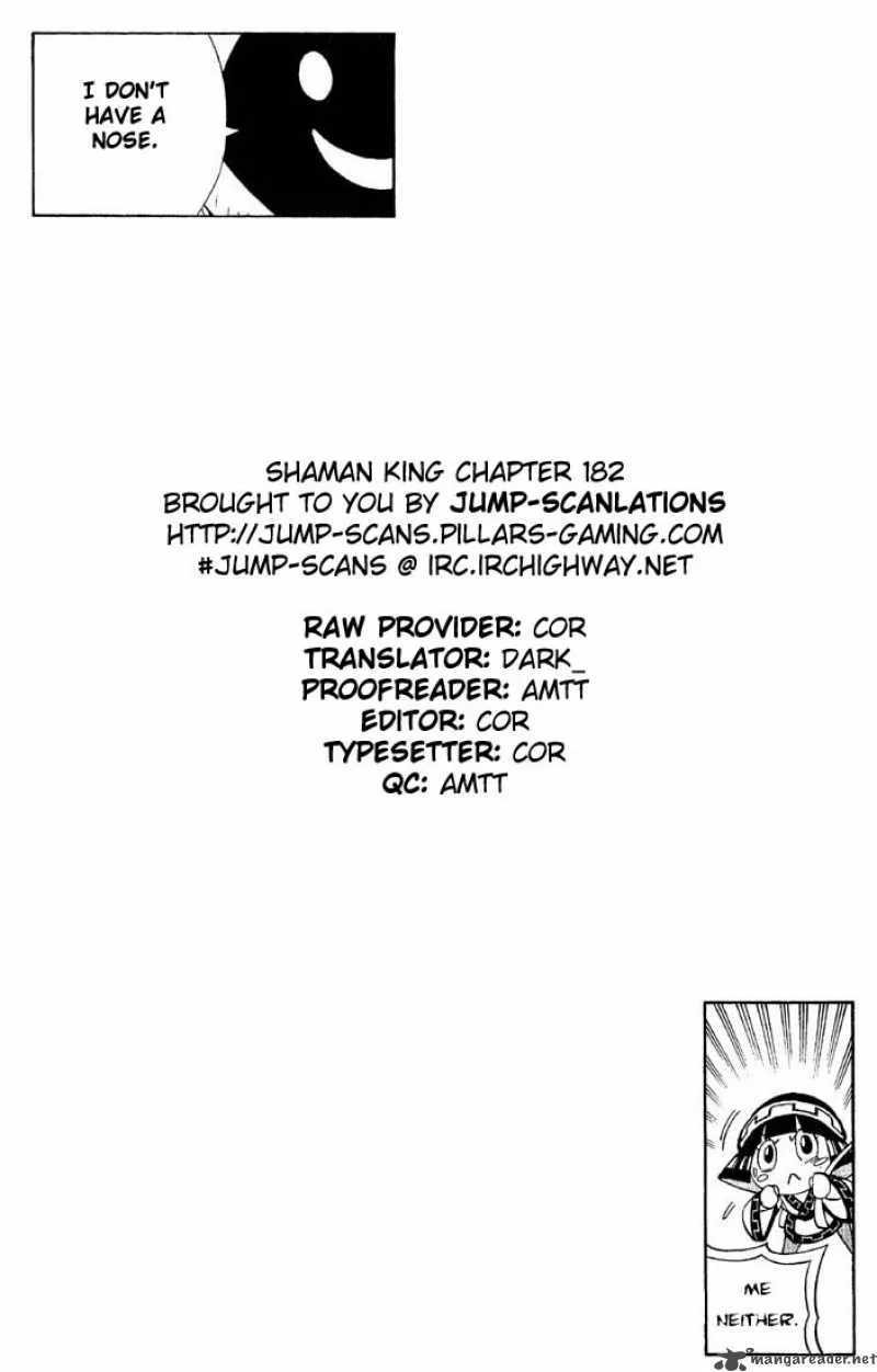 Shaman King Chapter 182 page 21