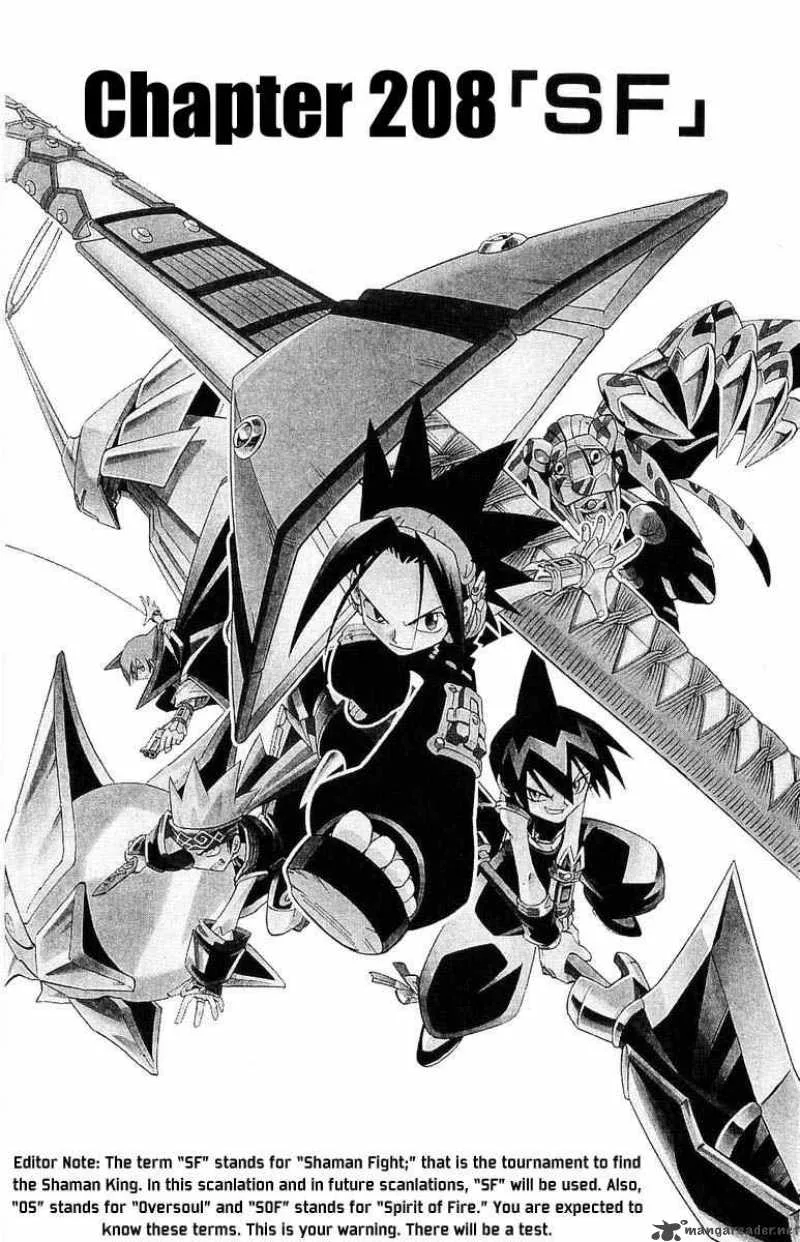 Shaman King Chapter 208 page 1