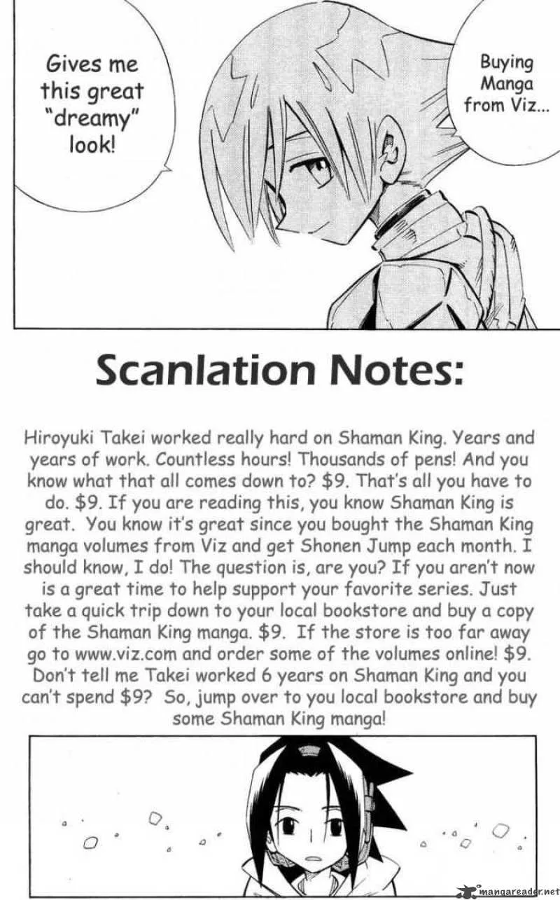 Shaman King Chapter 214 page 1