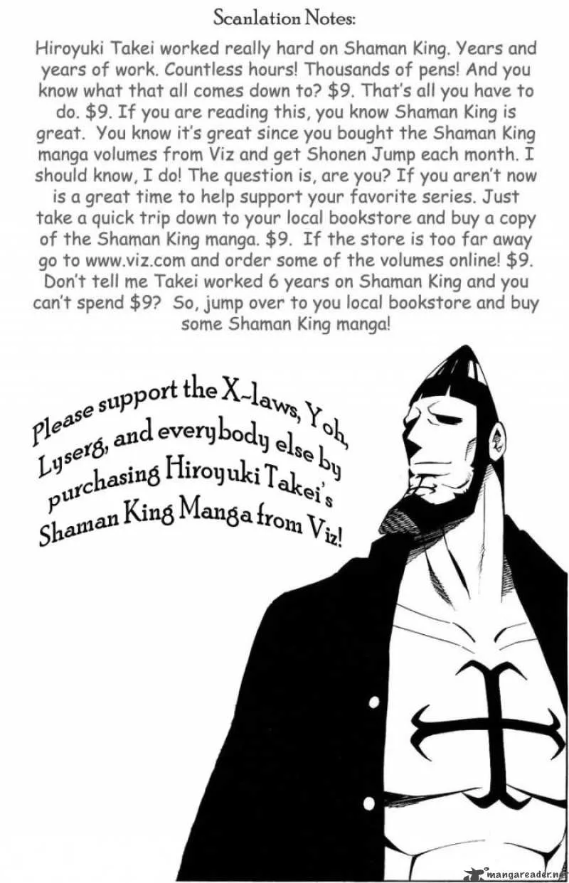 Shaman King Chapter 215 page 1