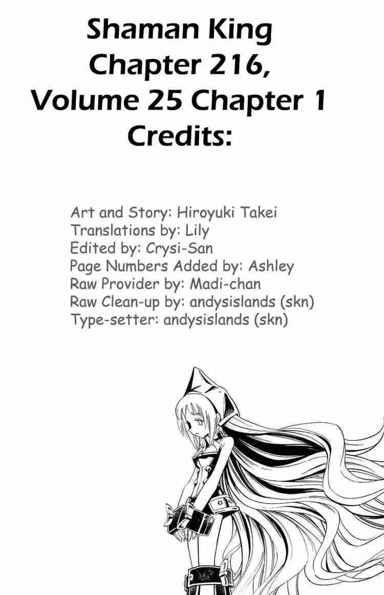Shaman King Chapter 216 page 22