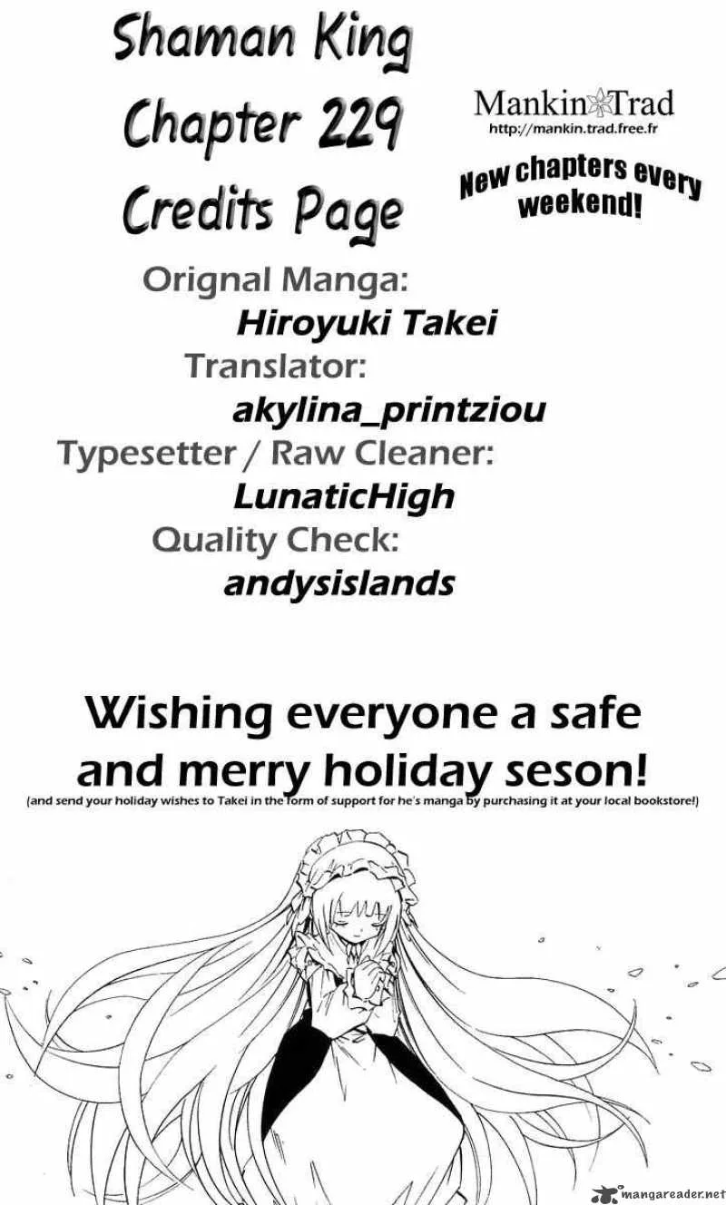Shaman King Chapter 229 page 19
