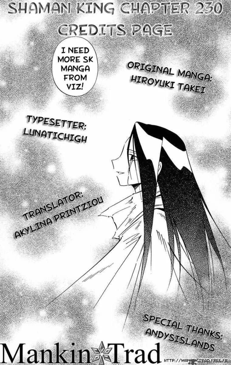 Shaman King Chapter 230 page 18
