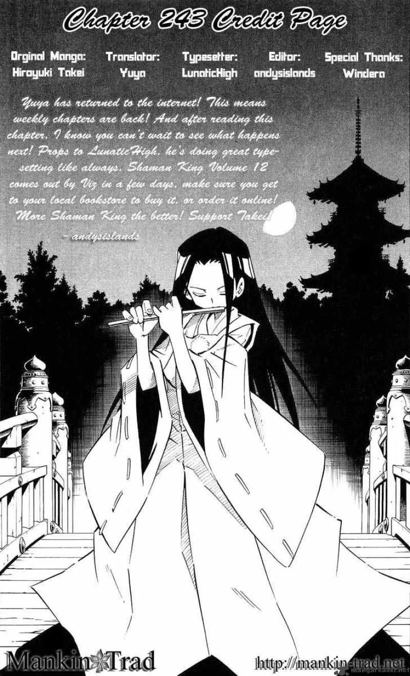 Shaman King Chapter 243 page 19