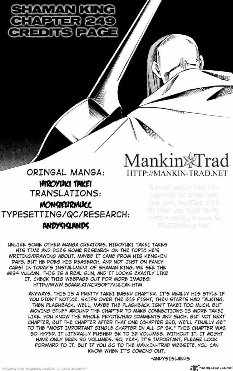 Shaman King Chapter 249 page 18