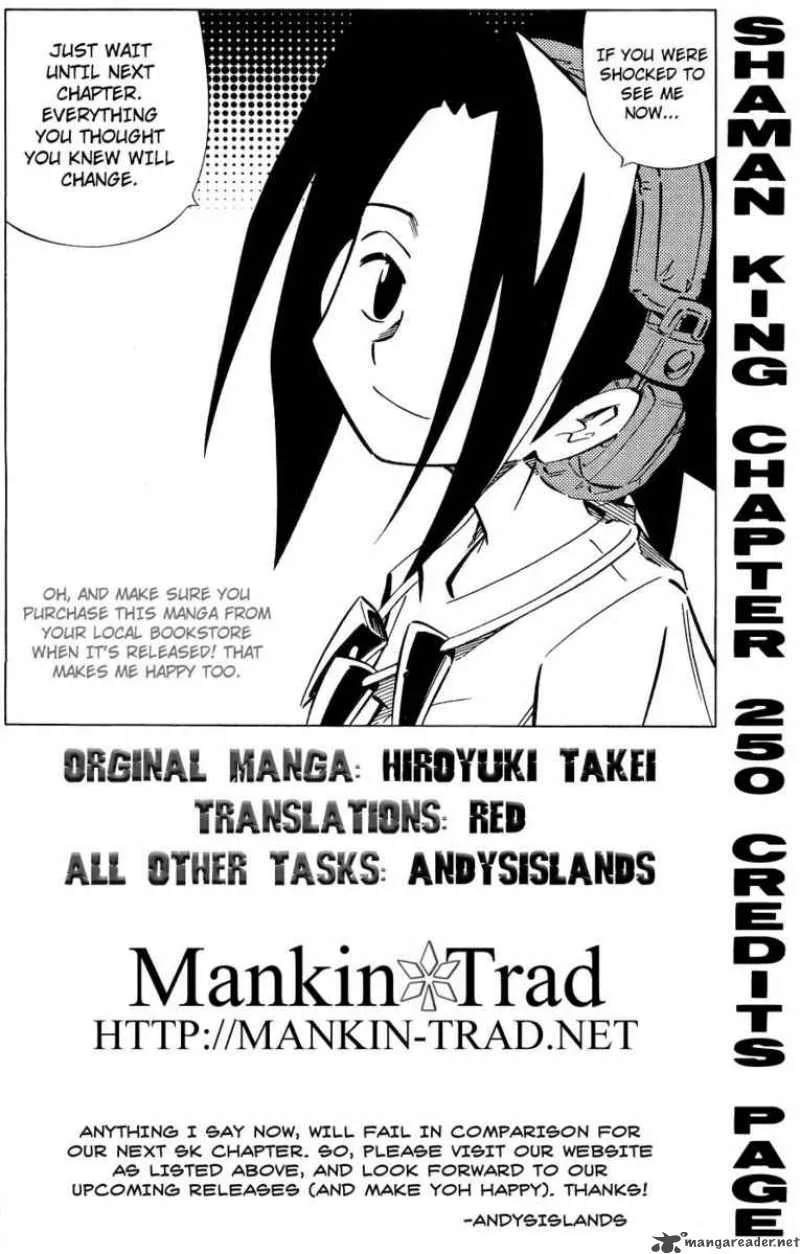 Shaman King Chapter 250 page 16