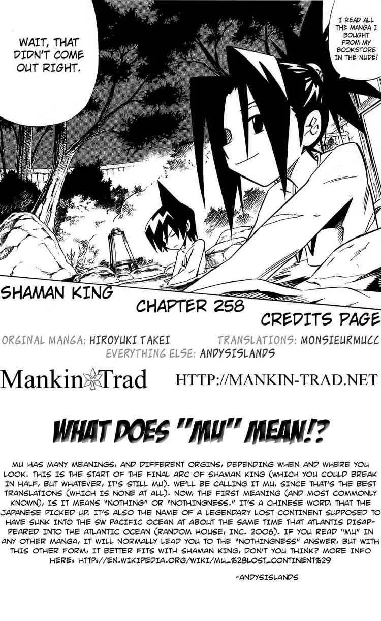 Shaman King Chapter 258 page 18