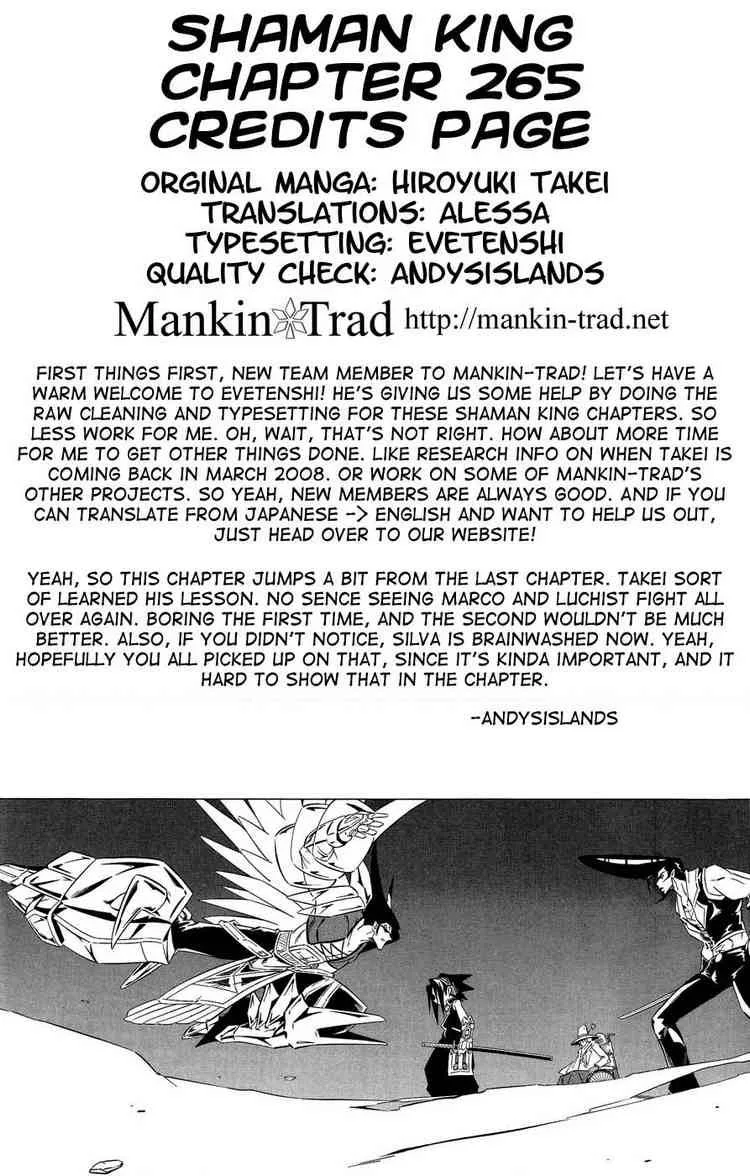 Shaman King Chapter 265 page 20