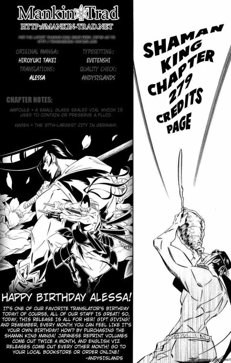 Shaman King Chapter 279 page 18
