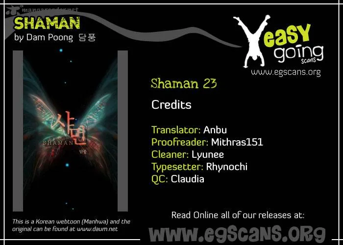 Shaman Chapter 23 page 1