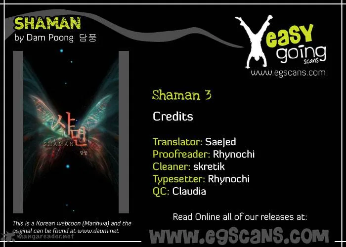 Shaman Chapter 3 page 1