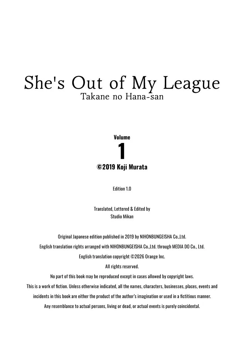 She's Out of My League - Takane no Hana-san Chapter 1 page 161