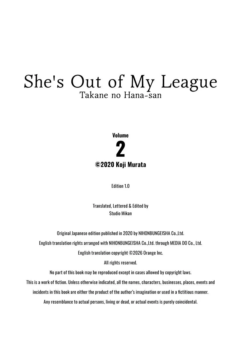 She's Out of My League - Takane no Hana-san Chapter 2 page 156