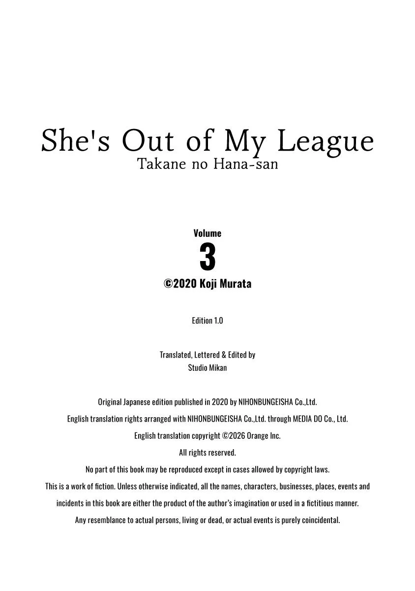 She's Out of My League - Takane no Hana-san Chapter 3 page 158