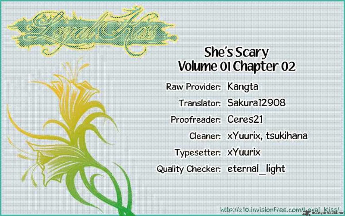 She's Scary Chapter 2 page 1