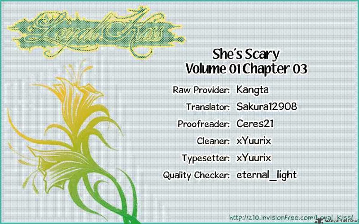 She's Scary Chapter 3 page 1