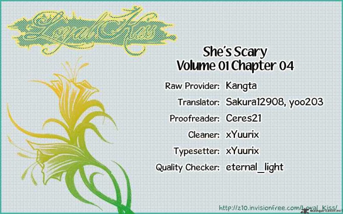 She's Scary Chapter 4 page 1