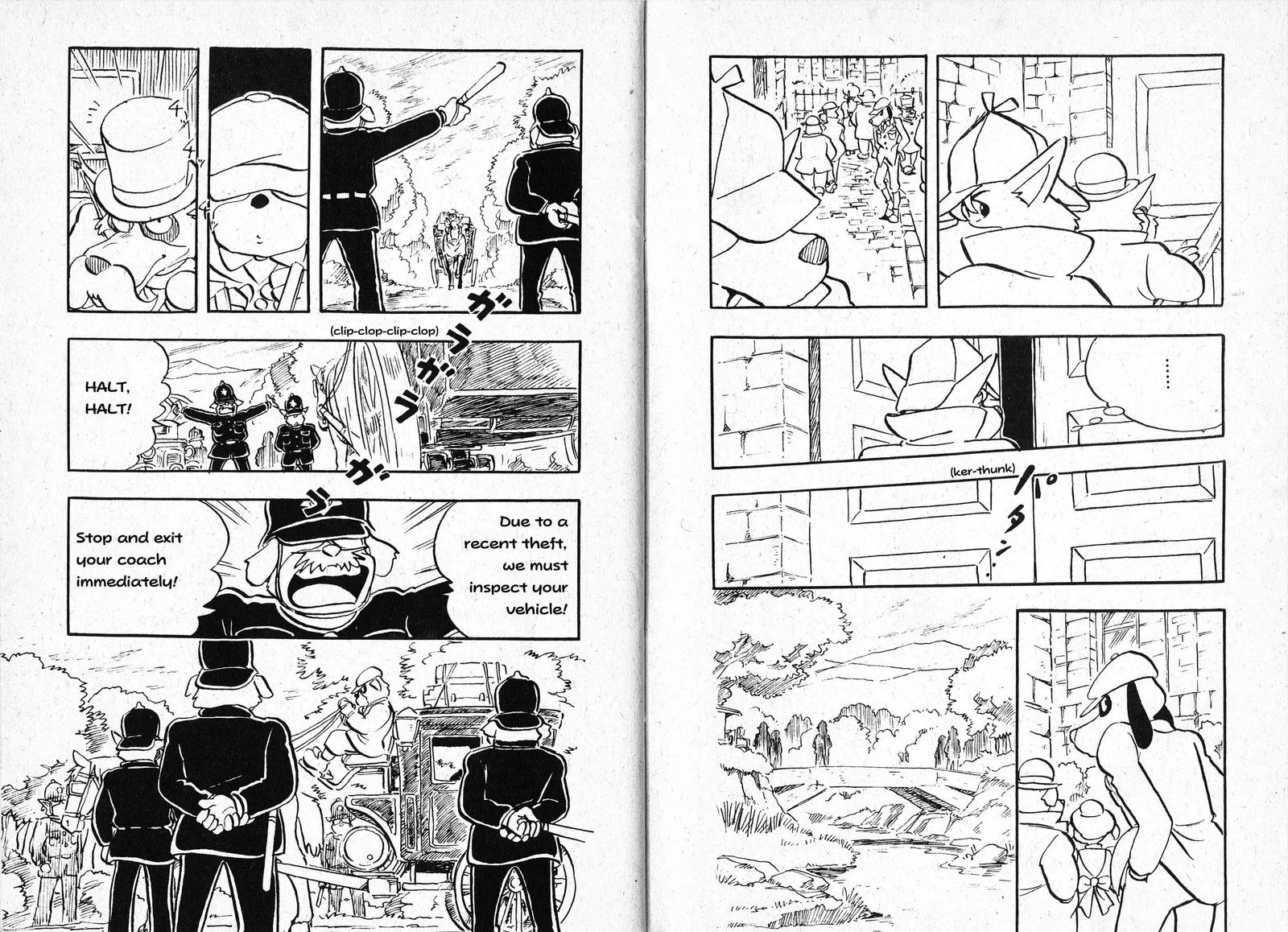 Sherlock Hound: The Beauty and The Blade Chapter 0 page 6