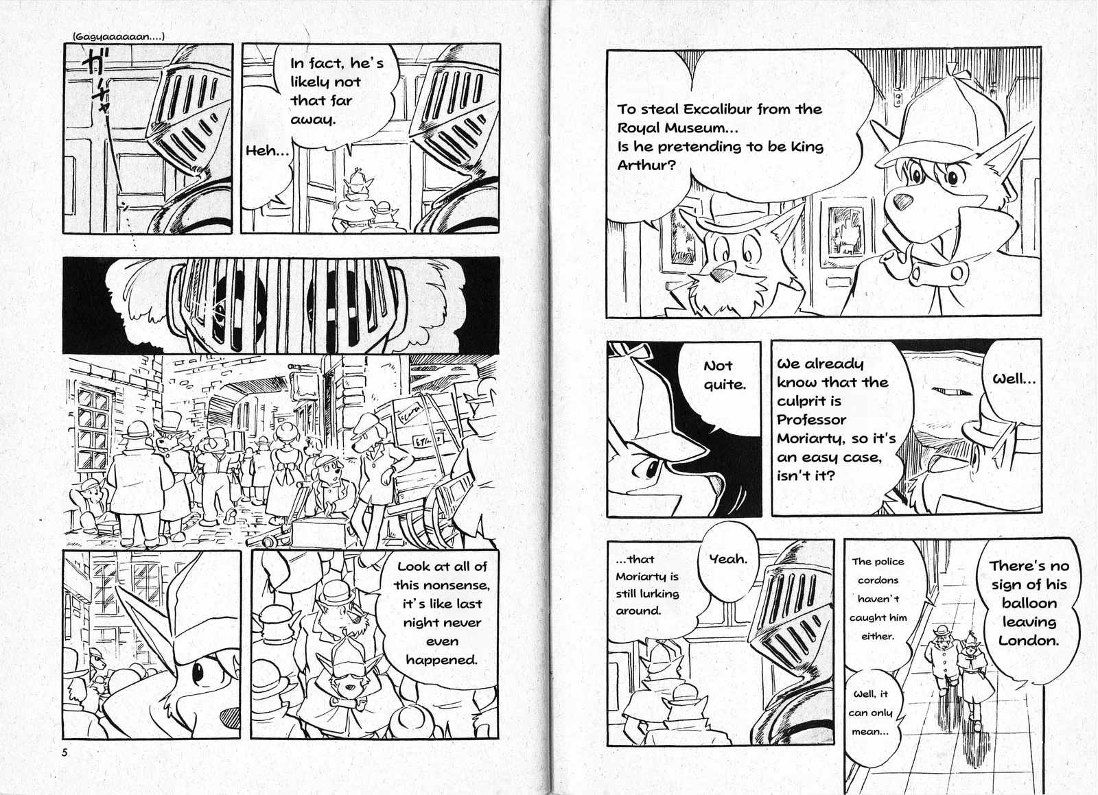 Sherlock Hound: The Beauty and The Blade Chapter 0 page 4