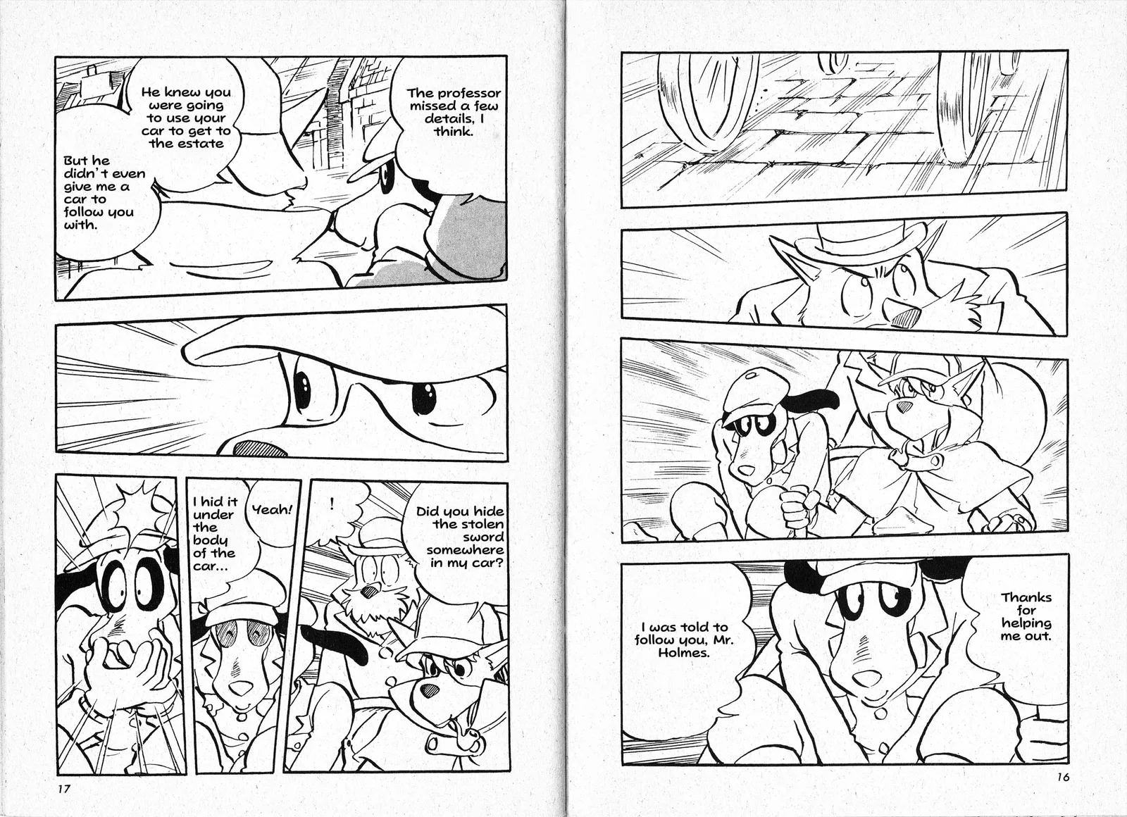 Sherlock Hound: The Beauty and The Blade Chapter 0 page 10