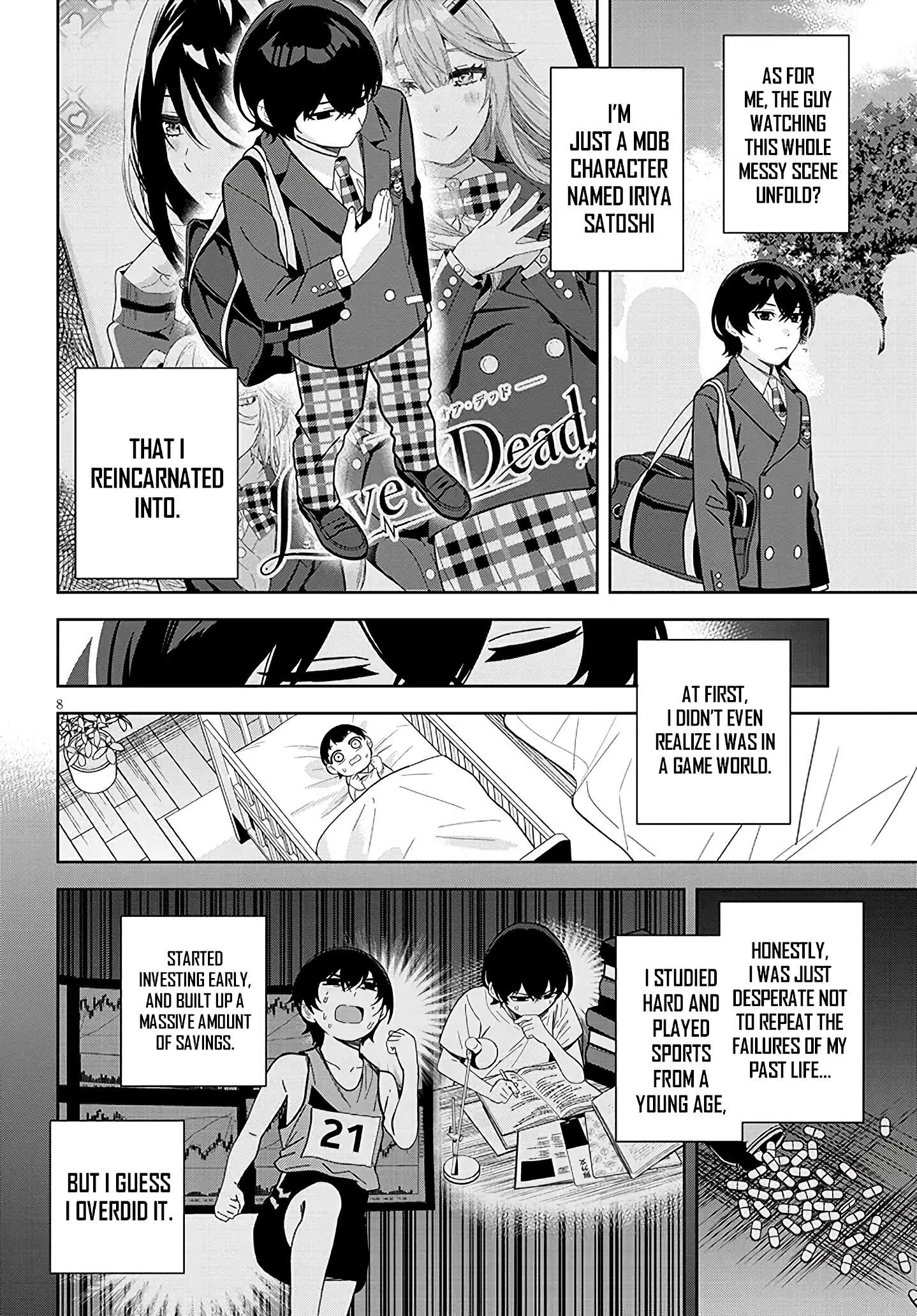 Shibou End o Kaihi Shita Gyarugee no Hiroin-tachi ga Ore no [Nikki-chou] o Yonde Himitsu o Shitta Rashii Chapter 1 page 8