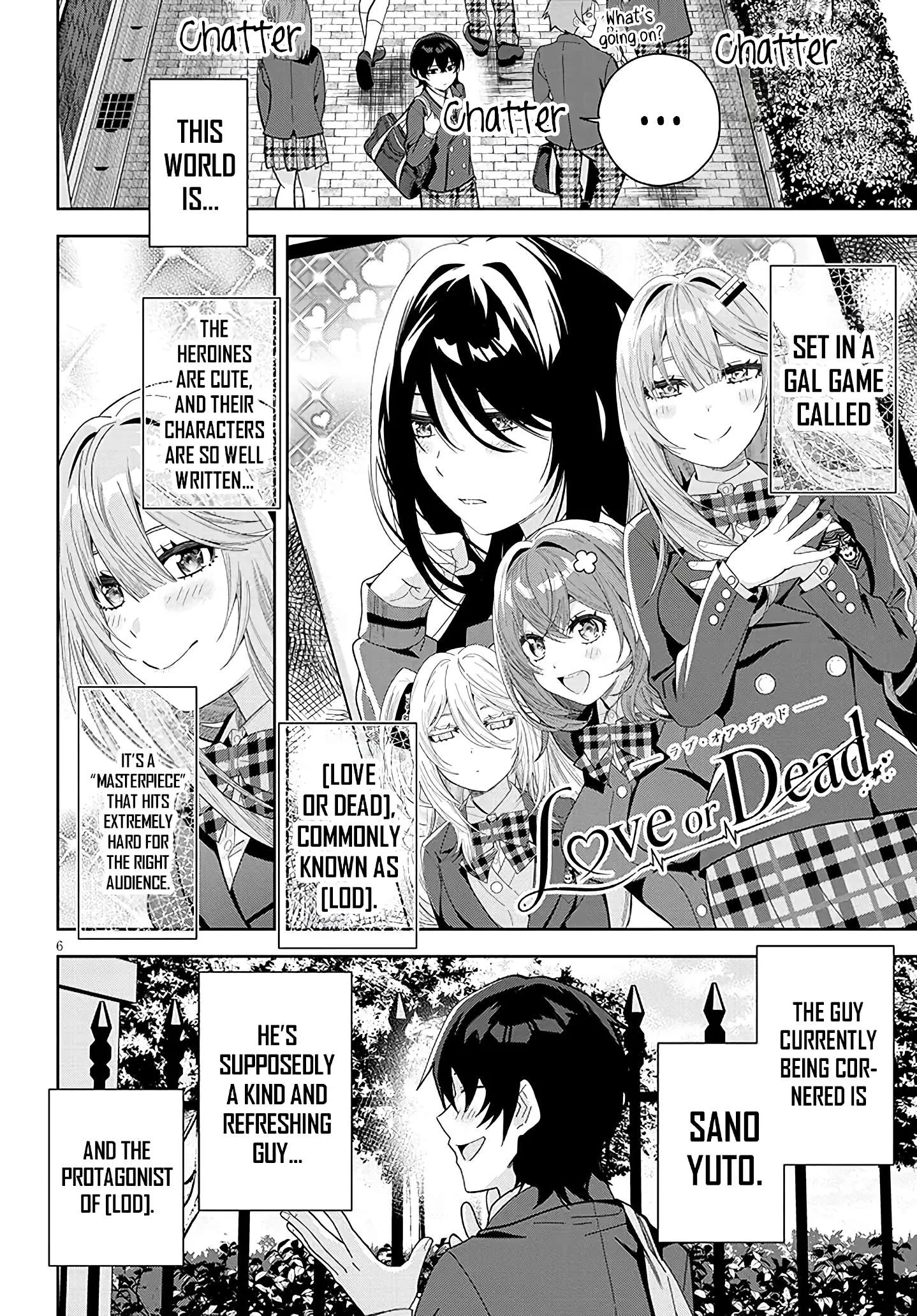 Shibou End o Kaihi Shita Gyarugee no Hiroin-tachi ga Ore no [Nikki-chou] o Yonde Himitsu o Shitta Rashii Chapter 1 page 6