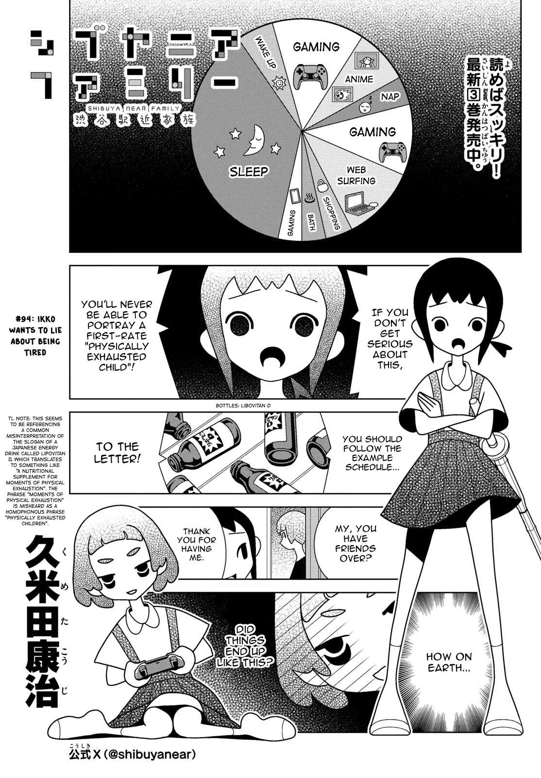 Shibuya Near Family Chapter 94 page 1
