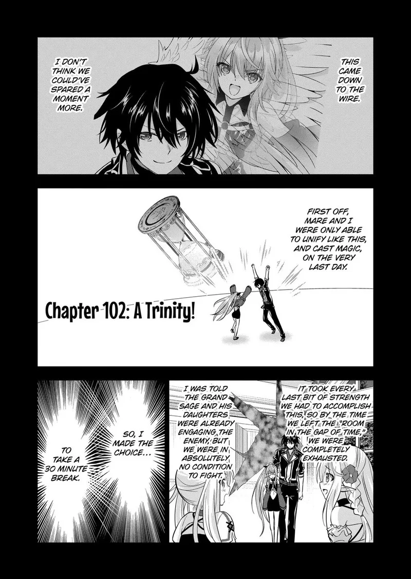 Shijou Saikyou Orc-san no Tanoshii Tanetsuke Harem Zukuri Chapter 102 page 1