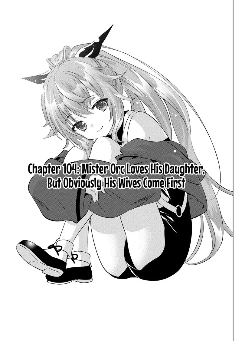 Shijou Saikyou Orc-san no Tanoshii Tanetsuke Harem Zukuri Chapter 104 page 1