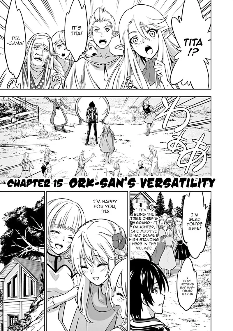 Shijou Saikyou Orc-san no Tanoshii Tanetsuke Harem Zukuri Chapter 15 page 1