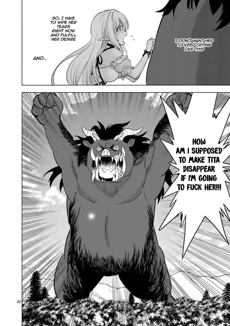 Shijou Saikyou Orc-san no Tanoshii Tanetsuke Harem Zukuri Chapter 21 page 32