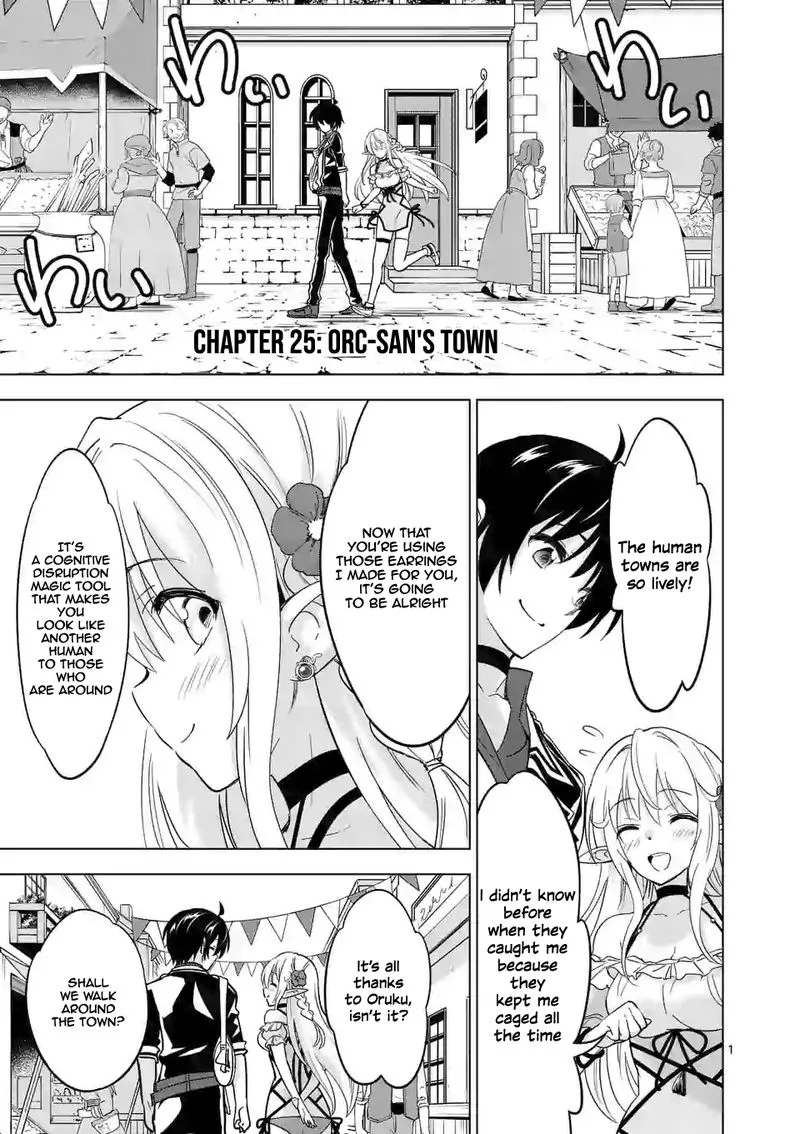 Shijou Saikyou Orc-san no Tanoshii Tanetsuke Harem Zukuri Chapter 25 page 1