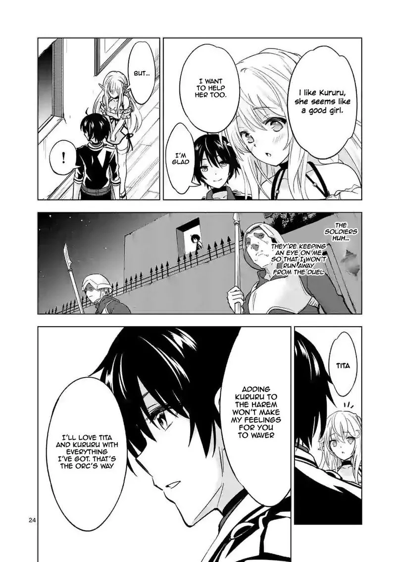 Shijou Saikyou Orc-san no Tanoshii Tanetsuke Harem Zukuri Chapter 29 page 24