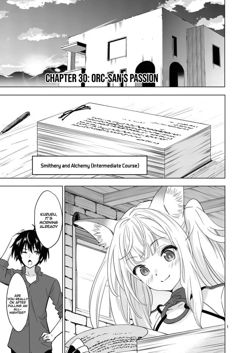 Shijou Saikyou Orc-san no Tanoshii Tanetsuke Harem Zukuri Chapter 30 page 1