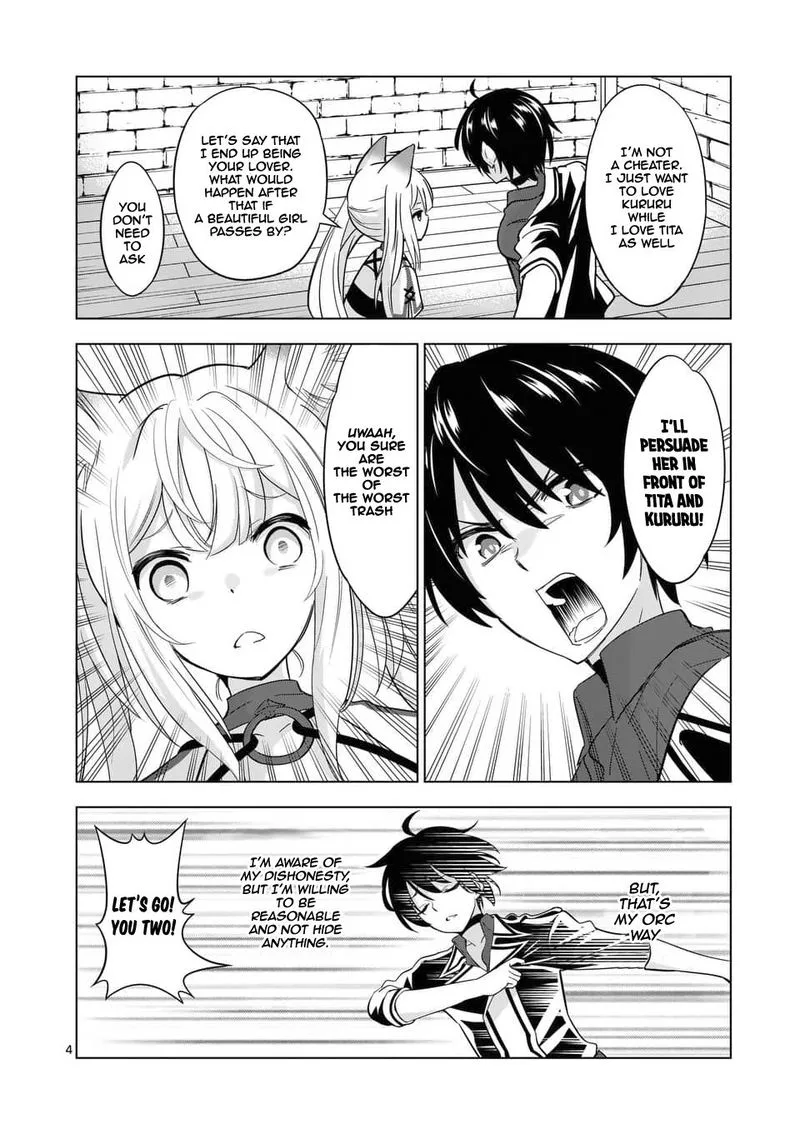 Shijou Saikyou Orc-san no Tanoshii Tanetsuke Harem Zukuri Chapter 30 page 4