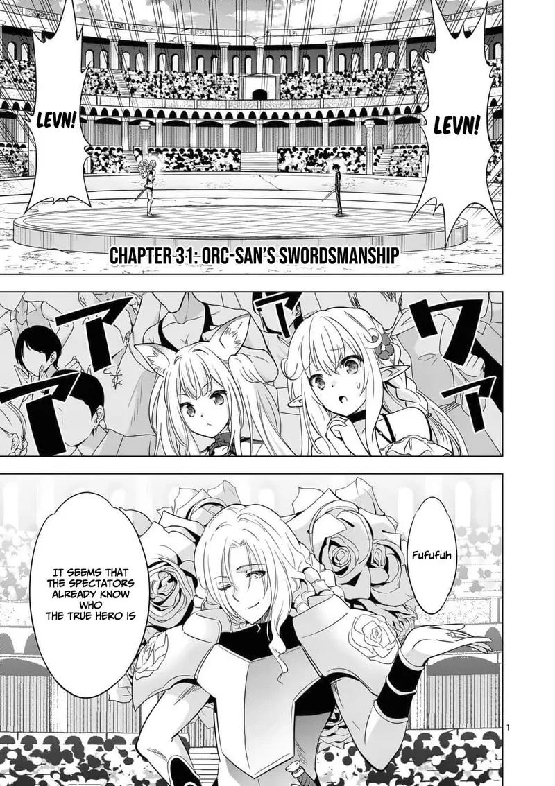 Shijou Saikyou Orc-san no Tanoshii Tanetsuke Harem Zukuri Chapter 31 page 1