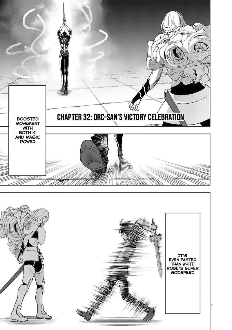Shijou Saikyou Orc-san no Tanoshii Tanetsuke Harem Zukuri Chapter 32 page 1