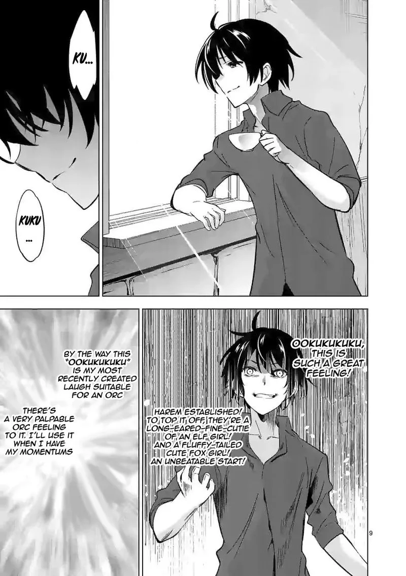 Shijou Saikyou Orc-san no Tanoshii Tanetsuke Harem Zukuri Chapter 40 page 9