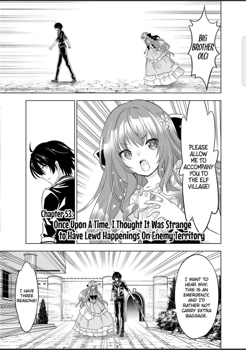 Shijou Saikyou Orc-san no Tanoshii Tanetsuke Harem Zukuri Chapter 53 page 1