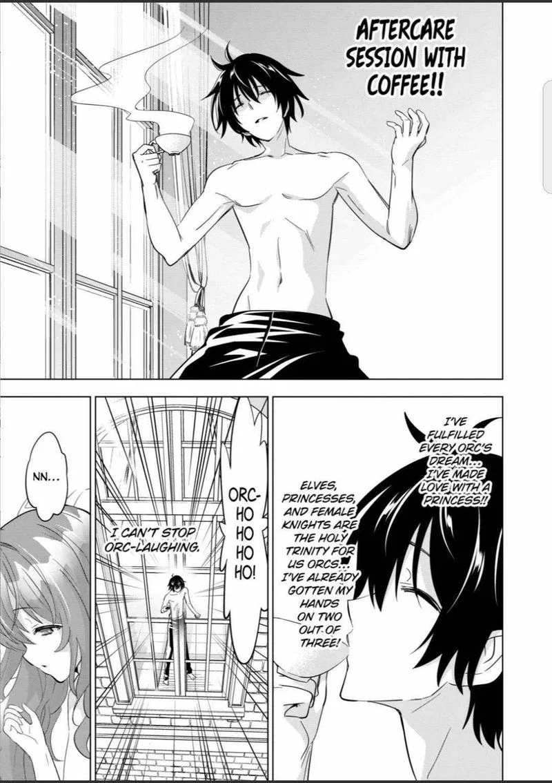 Shijou Saikyou Orc-san no Tanoshii Tanetsuke Harem Zukuri Chapter 61 page 3
