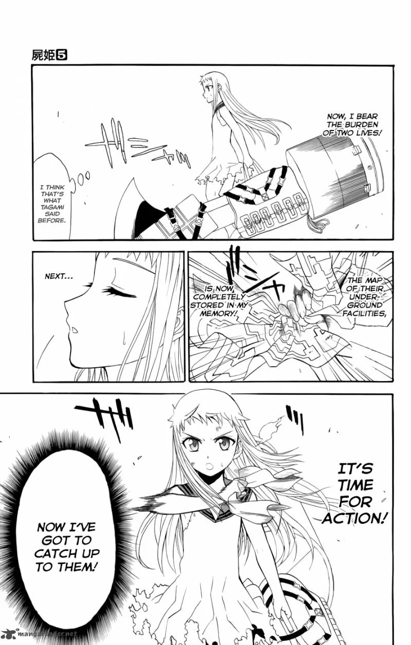 Shikabane Hime Chapter 24 page 7