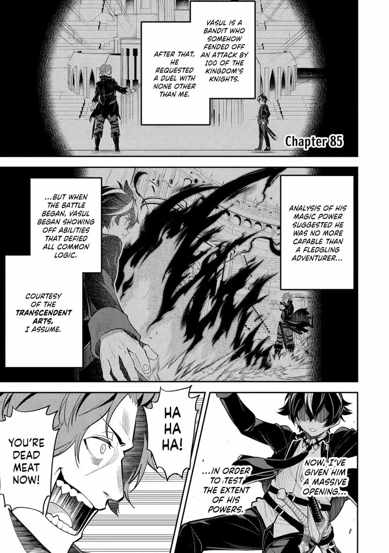 Shikkaku Mon no Saikyou Kenja Chapter 85 page 1